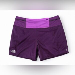 North Face Summit Series Womens Running Shorts Purple Trail Athletic M